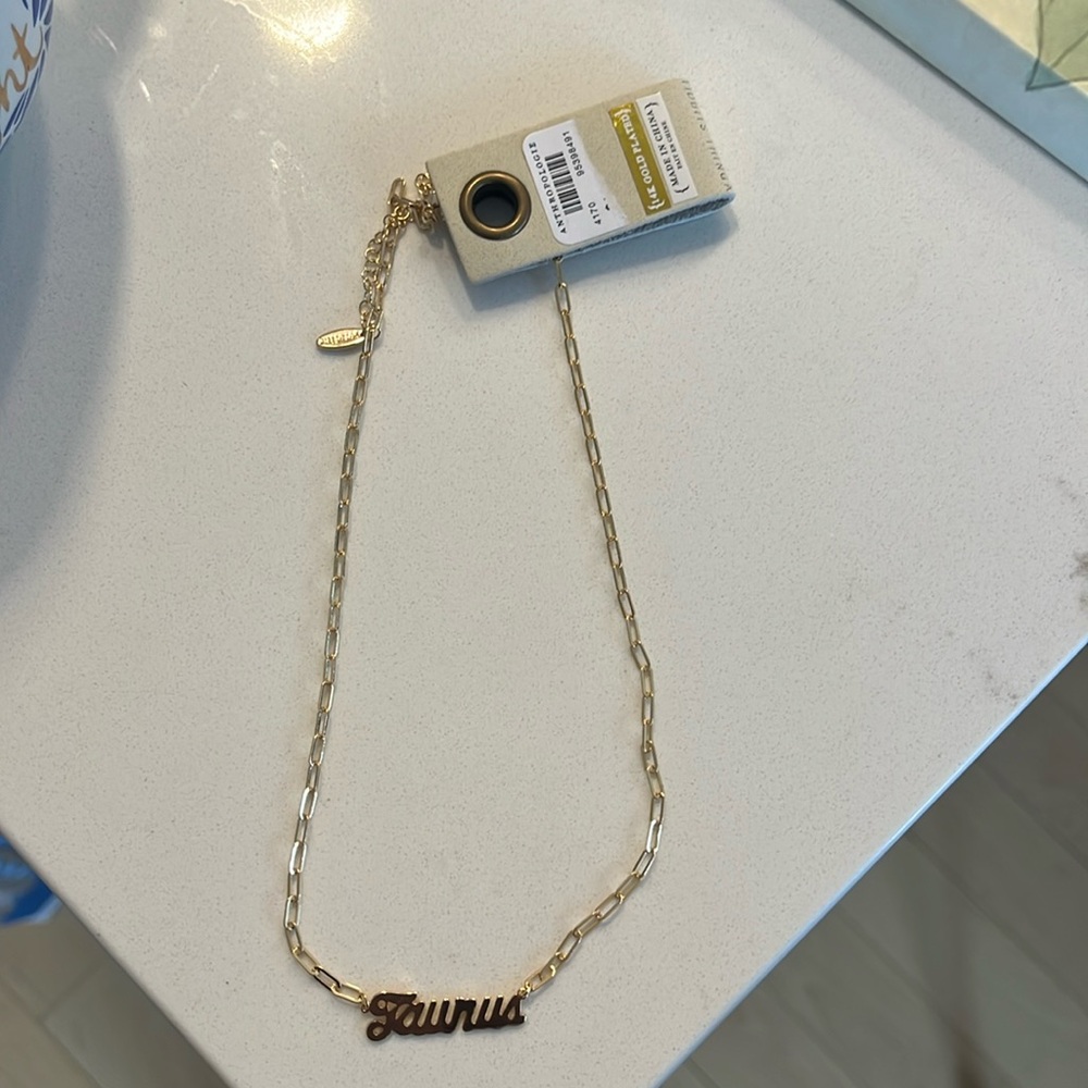Anthropologie Taurus necklace - NWT